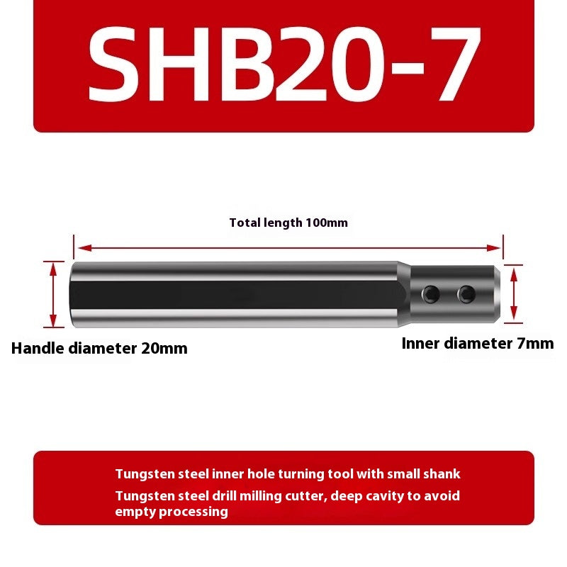 2089- CNC lathe small hole knife set SHB-25 small diameter tool holder inner hole jacket round handle CNC lathe D20 reducer sleeve Shandong Denso Pricision Tools Co.,Ltd.